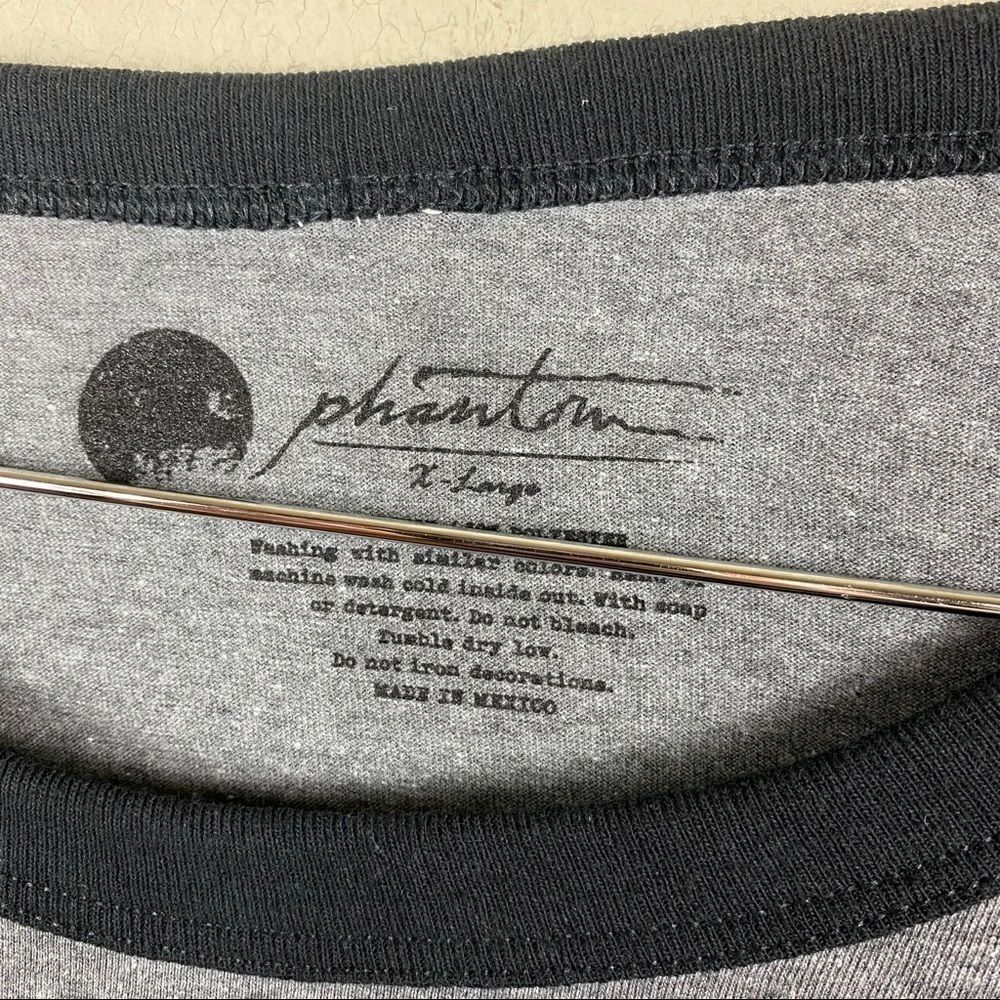 Phantom Grey Moon Baseball Tee - Picture 2 of 5